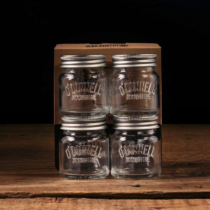 Mason Jar Shotglazen (Set of 4 x 50 ml)